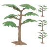 Operitacx 4pcs Miniature Pine Trees, Mini Fairy Figurines for Landscape