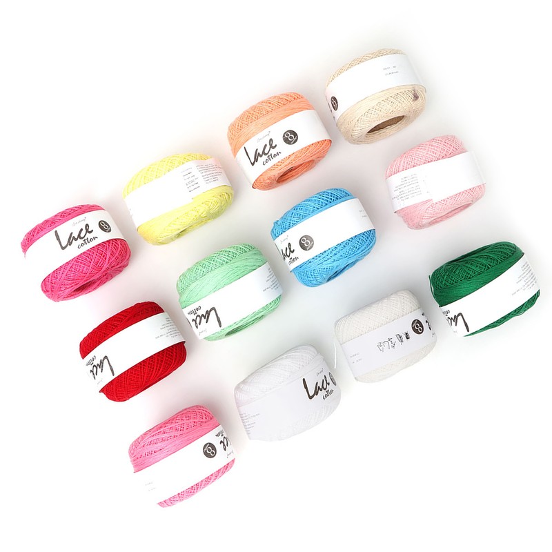 Lace Line Cotton Hand Crocheted Summer Silk Light Thin Line