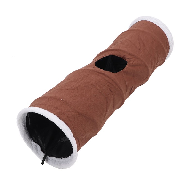 Foldable Cat Tunnel with Hanging Ball Interactive Fun Durable Collapsible