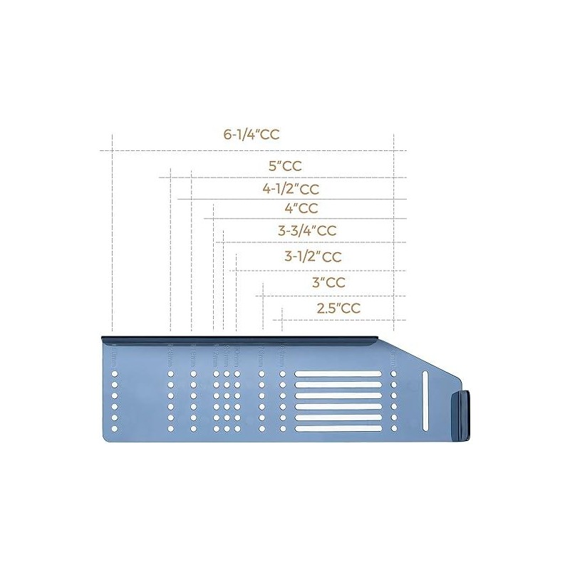 Ravinte Cabinet Door & Drawer Hardware Installation Template Kit Include