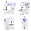 WENMILY Portable Sewing Machine, Mini Home Sewing Machine, 2 Thread