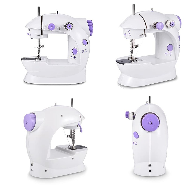 WENMILY Portable Sewing Machine, Mini Home Sewing Machine, 2 Thread
