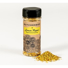 ButcherBox Lemon Pepper, Bright & Zesty Seasoning, Premium Quality Blends, 4.4 oz