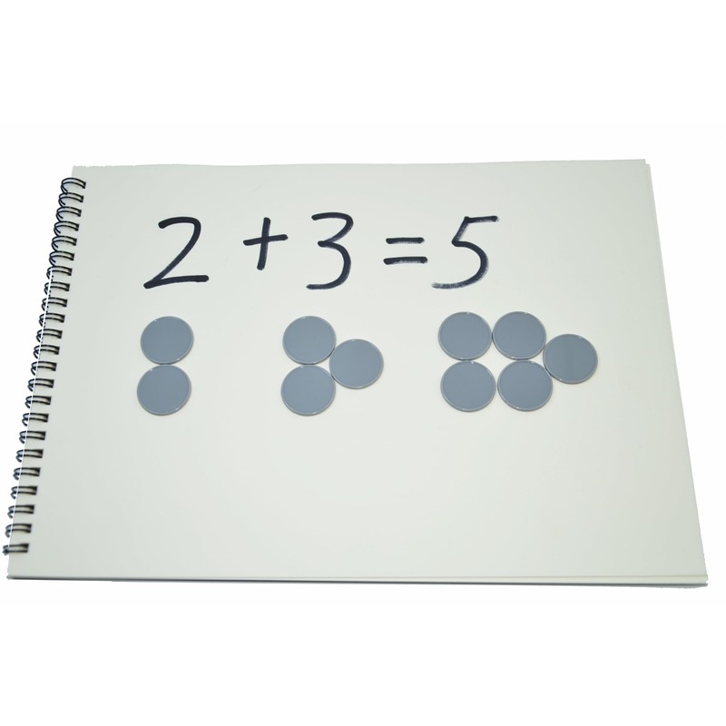 Smartdealspro Set of 100 1 Inch Opaque Plastic Learning Counters