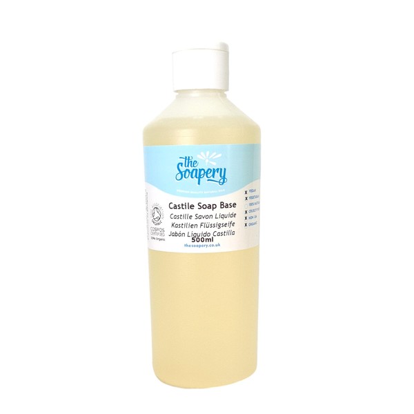 Castile Liquid Soap Base 500ml - Organic SLS SLES Sulphate