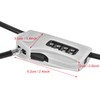 GIYO Anti theft 4-Digit Password Zinc Alloy Lock Steel Cable