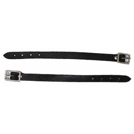 CHALLENGER Horse Western Saddle Fender Replacement Contoured Hobble Strap Black 52HS03BK