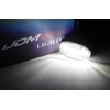 iJDMTOY Clear Lens 60-SMD LED Front Grille Running Lights and