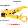 Taiss Coaxial Compression Tool Coax Cable Crimper Kit with 20