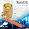 Brass Ball Valve DN40 1-1/2 Inch Shut-off Ball Valves with