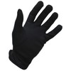 Black Cotton Gloves - Slip Resistant (12 Pairs) (Large)