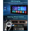 Hikity 6.9 Inch Single Din Car Stereo Carplay Android Auto,