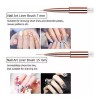 Ycyan Set Pinceles Uñas 5pcs Rhinestone Gel Uv Liner Manicura
