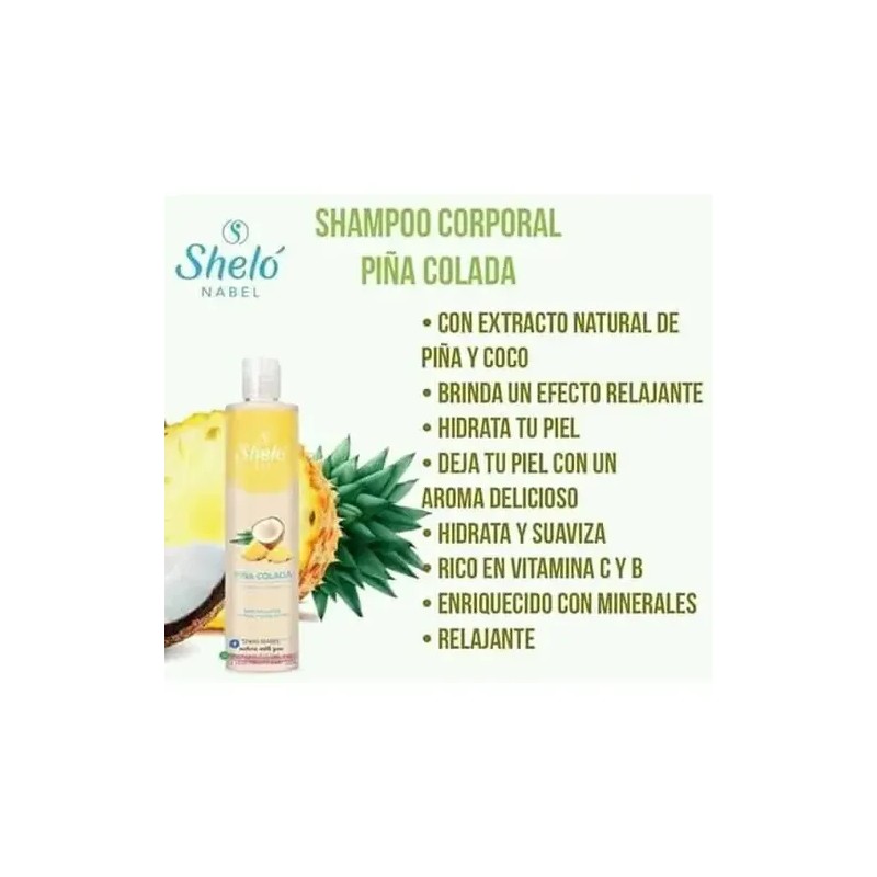 Shampoo Corporal Piña & Coco Aroma Tropical Fresco + Regalo
