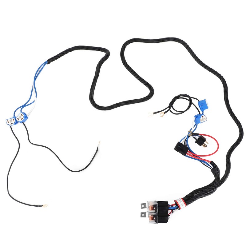 Headlight Relay Wiring, H4 Headlight Relay Wiring Harness 4 Lights