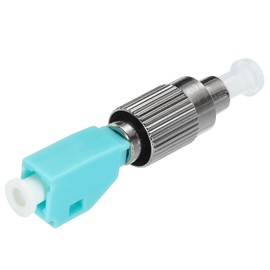 sourcing map Fiber Optical Adapter FC/UPC Male-LC/UPC Female OM3, Multimode Simplex Adapter, FC/UPC-LC/UPC OM3, for Network Internet Connector, 1pcs