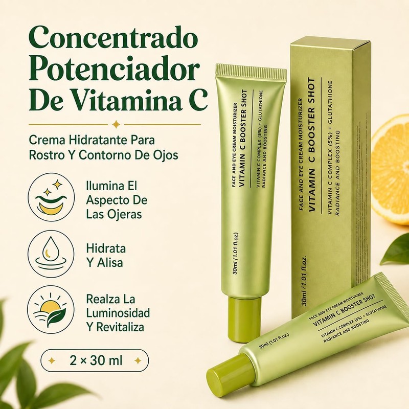 2Pzs Vitamina C con Glutatión y Vitamina E, Vitamin C