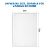 Small Glass Cutting Board,Clear Tempered Glass for Kitchen 1 Pcs