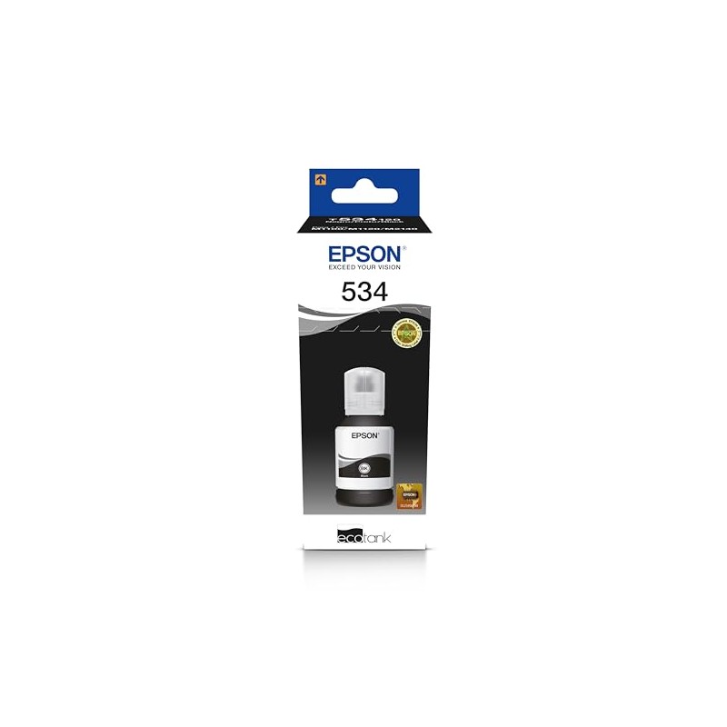 Epson Ecofit Botella de Tinta Pigmentada Color Negro T534