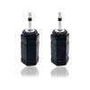 Samcos 2pcs 3.5mm Stereo Mono Conversion Plug Mini Plug Stereo