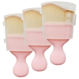 3PCS Car Interior Brush Soft Bristles Car Detailing Brush, Automotive Interior Dusting Brush, Car Interior Cleaning Brush, Car Duster Brush for Dashboard, Leather, Air Vents(Bright Pink)