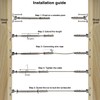 Iutuuk Stainless Steel Cable Railing Hardware Kit for Wood Post