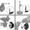 JUTOSU Microphone Screw Adapter Camera Screw Converter Adapter 1/4" Female