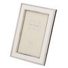 Sixtrees 2-103-46 Abbey White Polished Silver photo frame with lacquered