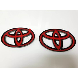 Toyota 3PCS Kit For 2014 - 2022 TOYOTA 4RUNNER MATTE BLACKOUT EMBLEM OVERLAY KIT OEM