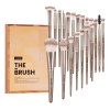 Set 20 Brochas Para Maquillaje Y Traje De Limpieza Y