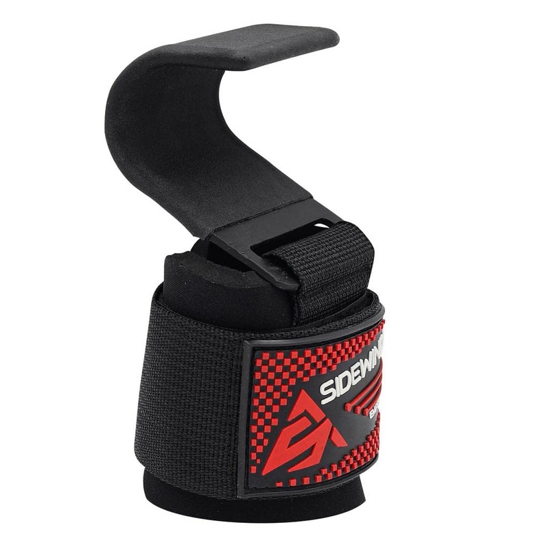 SideWinder Gym Hook Weight Lifting Straps Bar Grip Support Bodybuliding