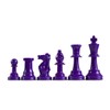 WE Games Color Bright Plastic Staunton Tournament Chessmen with 3.75