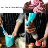 Silicone Pastry Bags, Weetiee 3 Sizes Reusable Icing Piping Bags