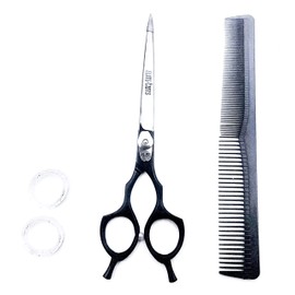 Hair Scissors Elite Cuts 6.5 Inch Japanese J2 Black-Stainless Steel 420C