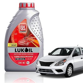 Lukoil | Aceite para alto kilometraje 25W-50 | Aceite Multigrado | Motores a gasolina y Diesel especial para sedanes con alto kilometraje.
