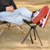 Universal Camping Chair Foot Rest, Freestanding and Folding Design with
