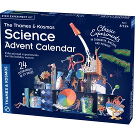 The Thames & Kosmos Science Advent Calendar | 24 STEM Experiments in Chemistry, Biology & Physics | Great for Winter Holiday Celebrations | Conduct Daily Experiments | Fun, Wholesome Family Tradition