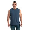 Berne Men's Lightweight Performance Sleeveless Pocket T-Shirt, X-Large, Regular, Space