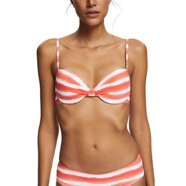 ESPRIT Women's Cabrillo Beach RCS pad.Bra Bikini, Coral 3, 38C, Coral 3