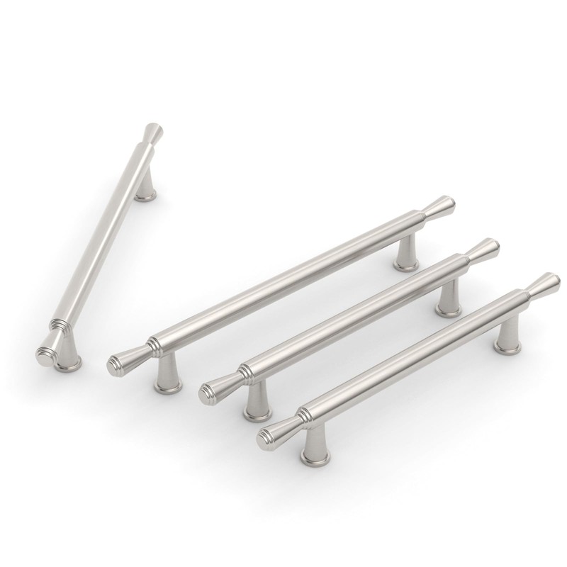 FURNIWARE Pack of 10 Cabinet Handles,128mm(5 Inch) Hole Center Cabinet