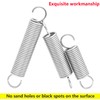 Qrity 2 PCS Stainless Steel Hook Terminal Compression Springs, Wire