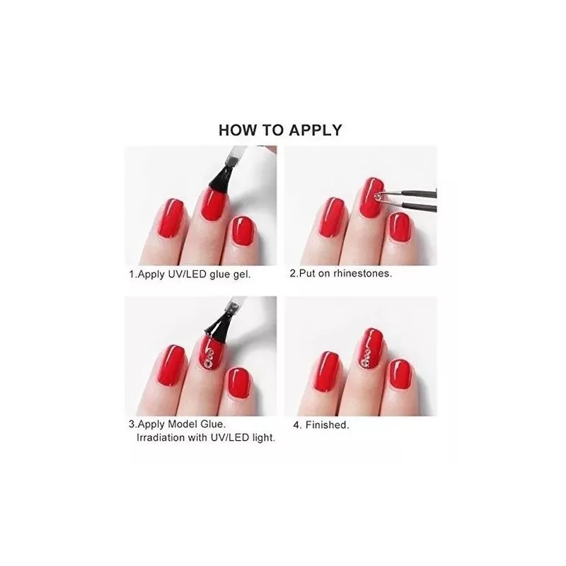 AJC Toys Piedra De Cristal Tornasol Super Calidad Nail Art