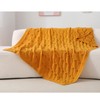 Wajade Knit Throw Lightweight Knitted Blanket for Sofa & Bed