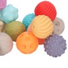 16PCS Baby Soft Textured Sensory Balls Toddlers Exploration Toys Sensory