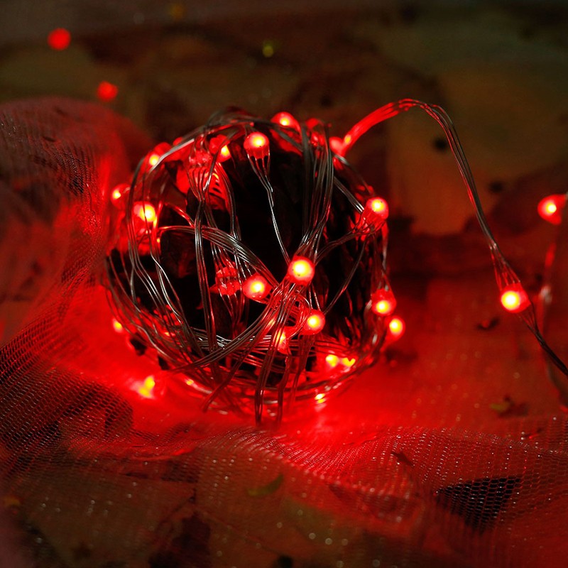 2pcs String Lights Remote Control LED Fairy Lights 16 Colors