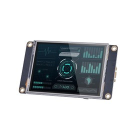 Nextion 2.8″ HMI Display Enhanced Series NX3224K028 Resistive LCD-TFT Touch Screen 320 * 240, Nextion Display with RTC Function and 8 Digital GPIOs, Suitable for IoT Smart Device, Vehicle HMI, etc.
