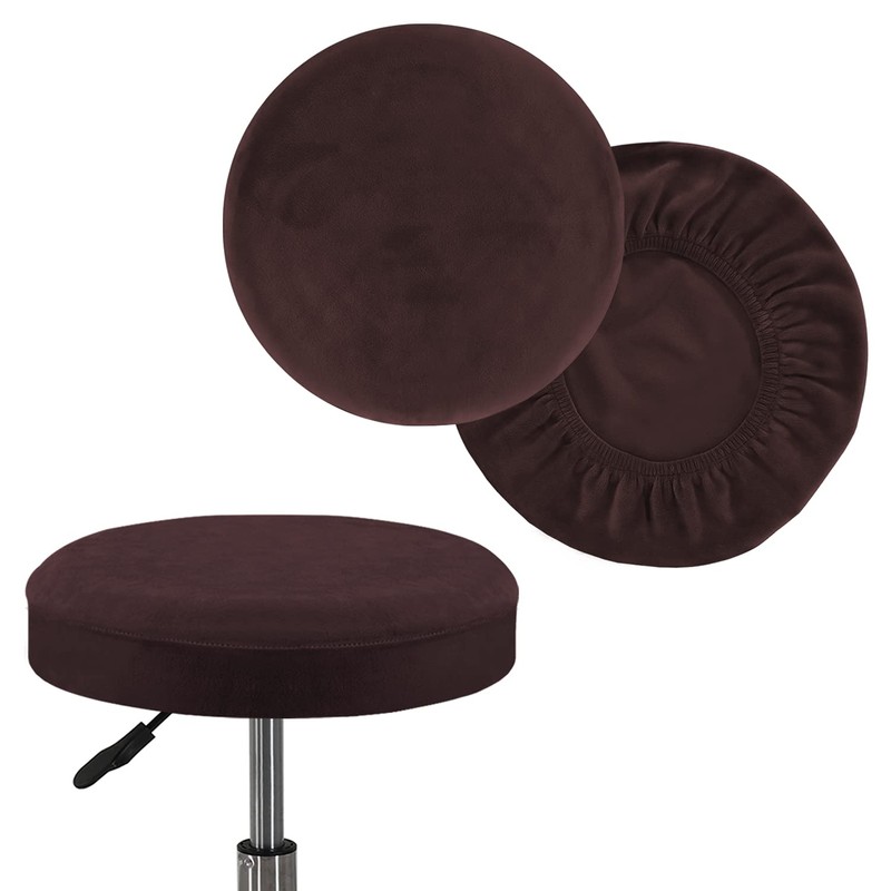 GAMUKAI 2 Pack Round Bar Stool Covers – Stretchable Round