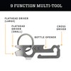 Gerber Gear Mullet Keychain - Multi-Tool Keychain with Pry Bar,