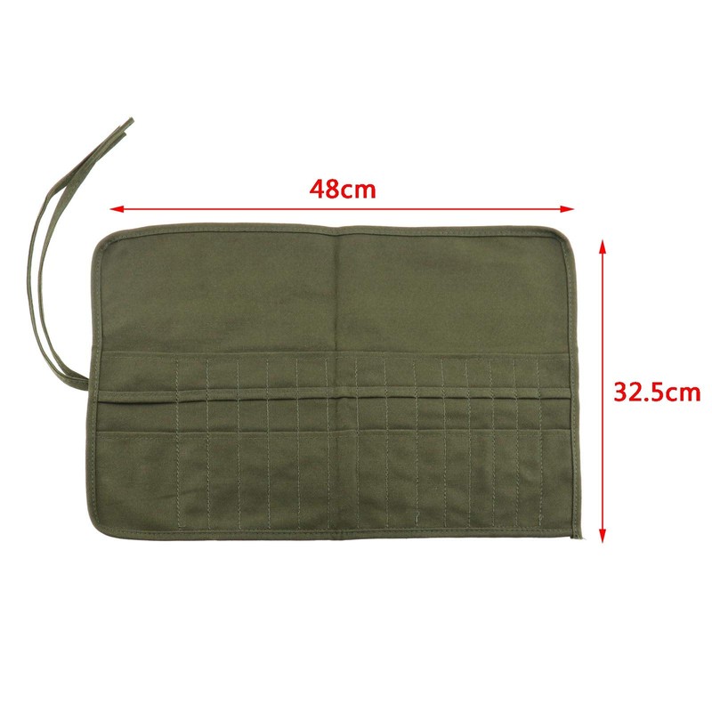 OTOTEC Paint Brush Artist Canvas Roll Pouch Holder 30 Slots