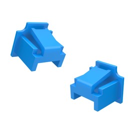 10Pcs RJ45 Jack Dust Cover, Reusable,RJ45 Dust Cover Cap,RJ45 Anti Dust Cover Cap Protector Plug Protects Ethernet Hub Port for RJ45 Female Port for TV,Computer,Other Devices (Blue)